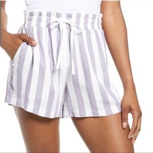Gibson Cabo striped drawstring shorts NWOT
